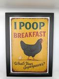 Tablou "SuperPower Chicken"