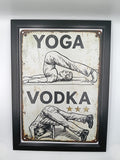 Tablou "Yoga/ Vodka"