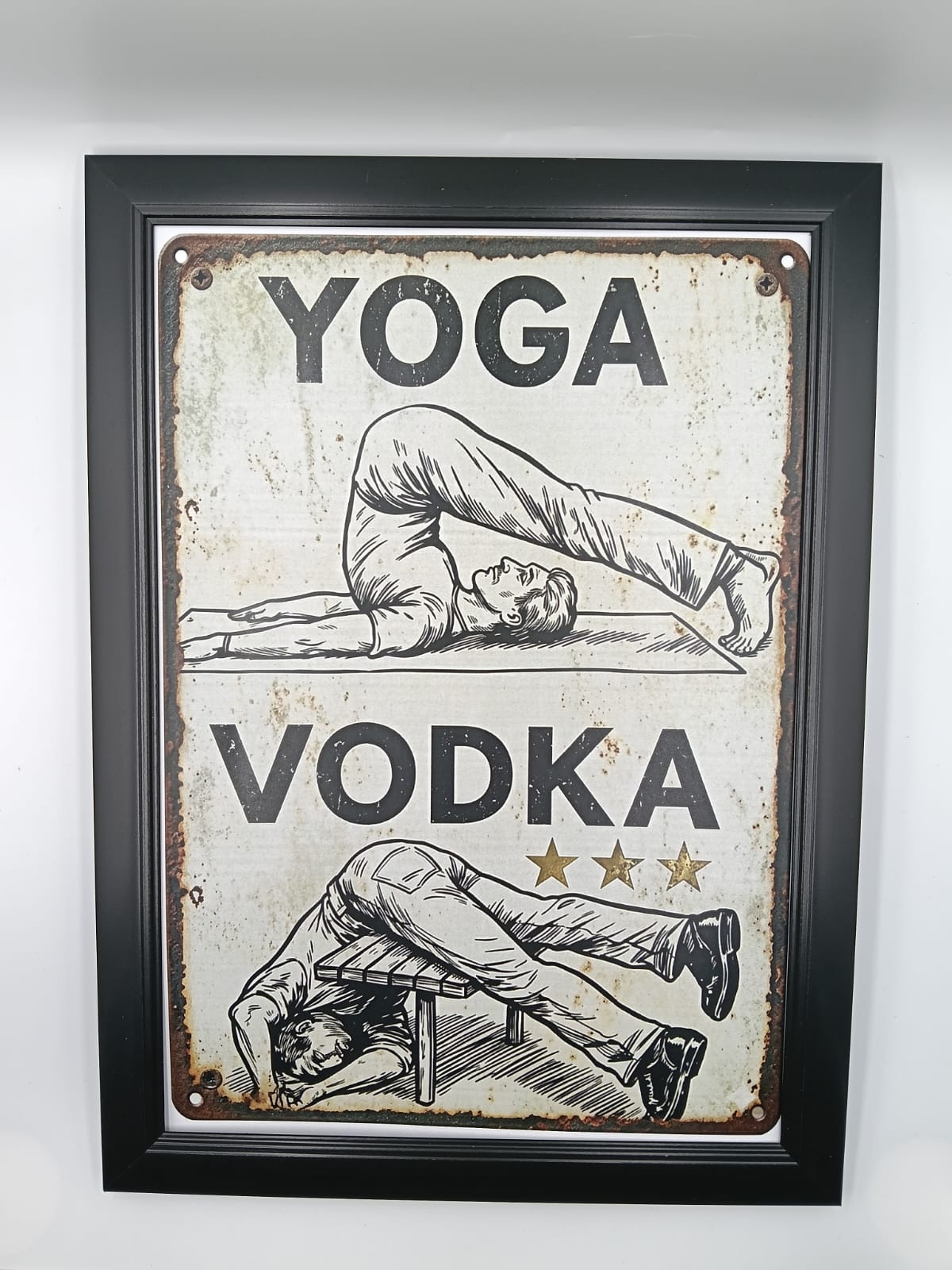 Tablou "Yoga/ Vodka"