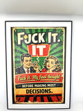 Tablou "F*ck It"