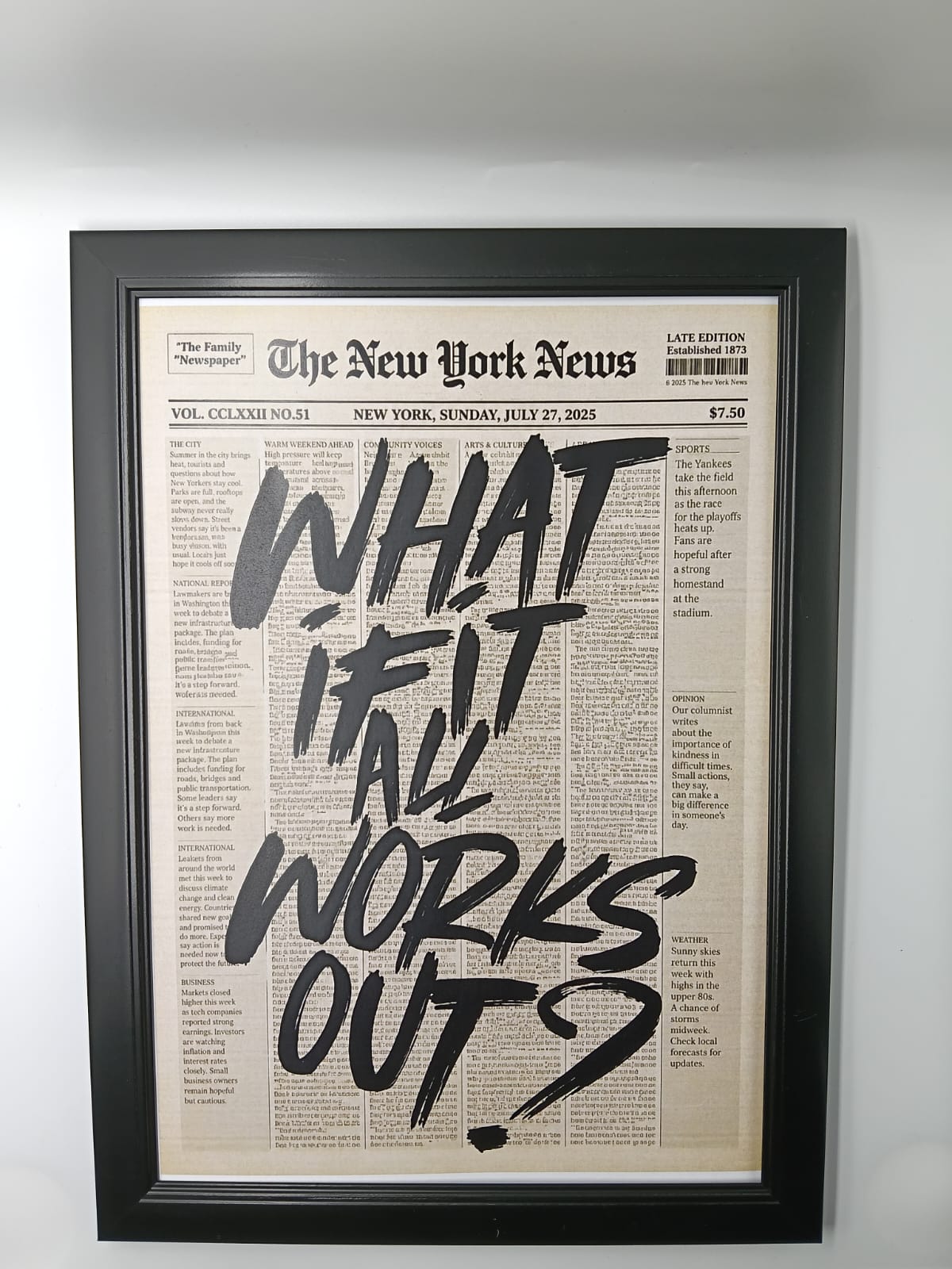 Tablou "What If?"