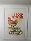 Tablou "Chicken Superpower 2"