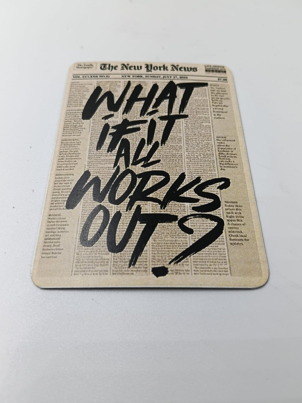 Magnet "What if It all Works Out"