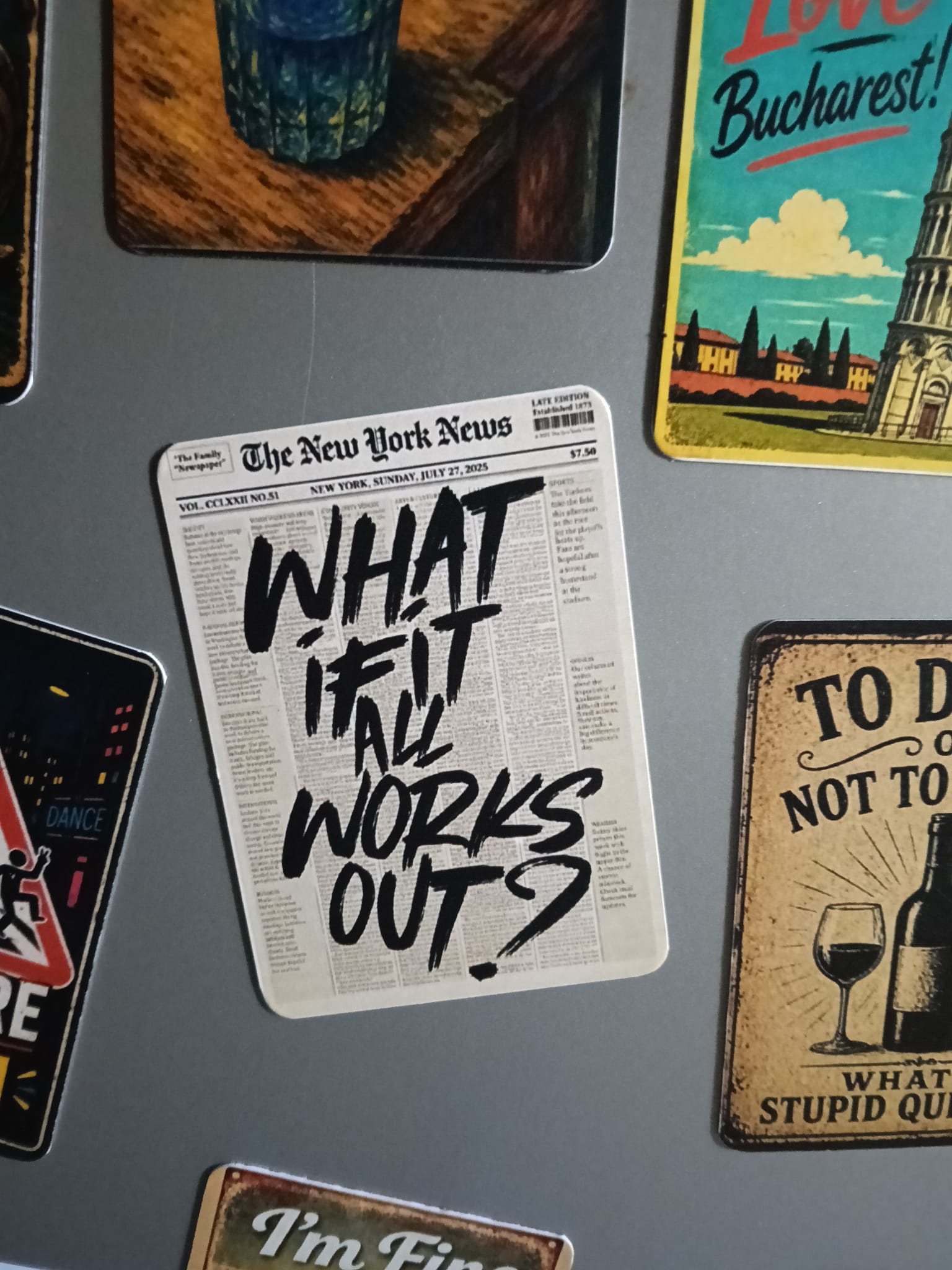 Magnet "What if It all Works Out"
