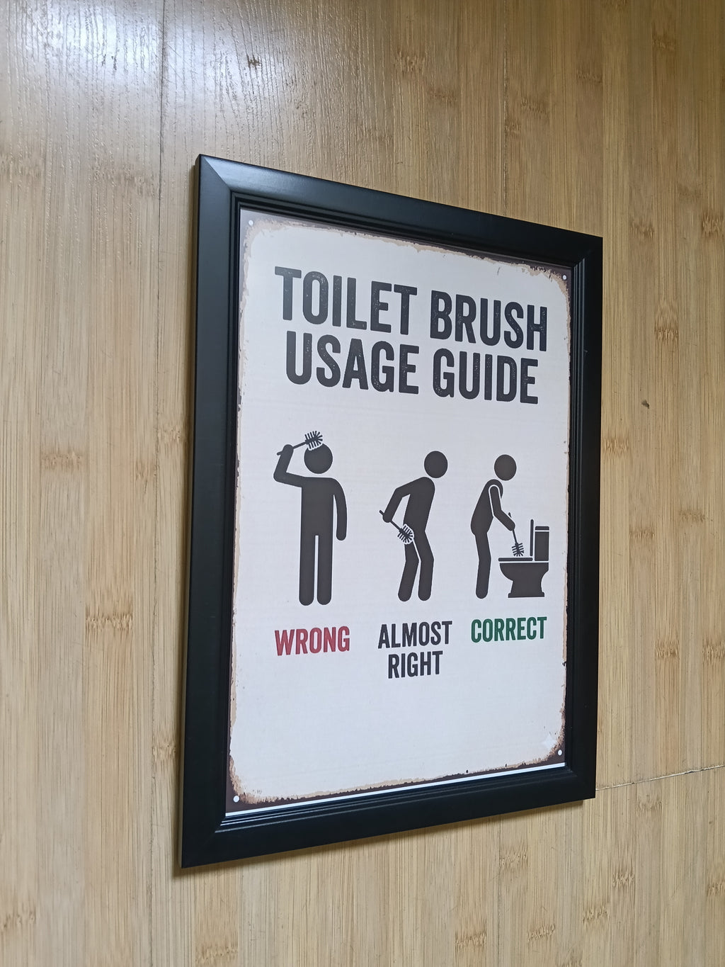 Tablou "Toilet Guide"