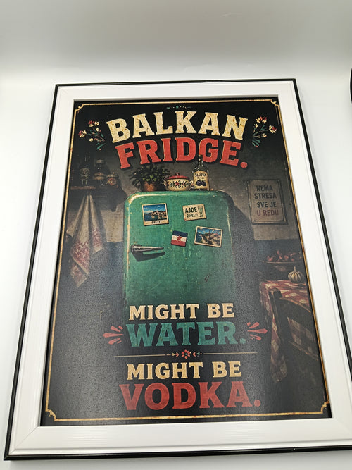 Tablou "Balkan Fridge"