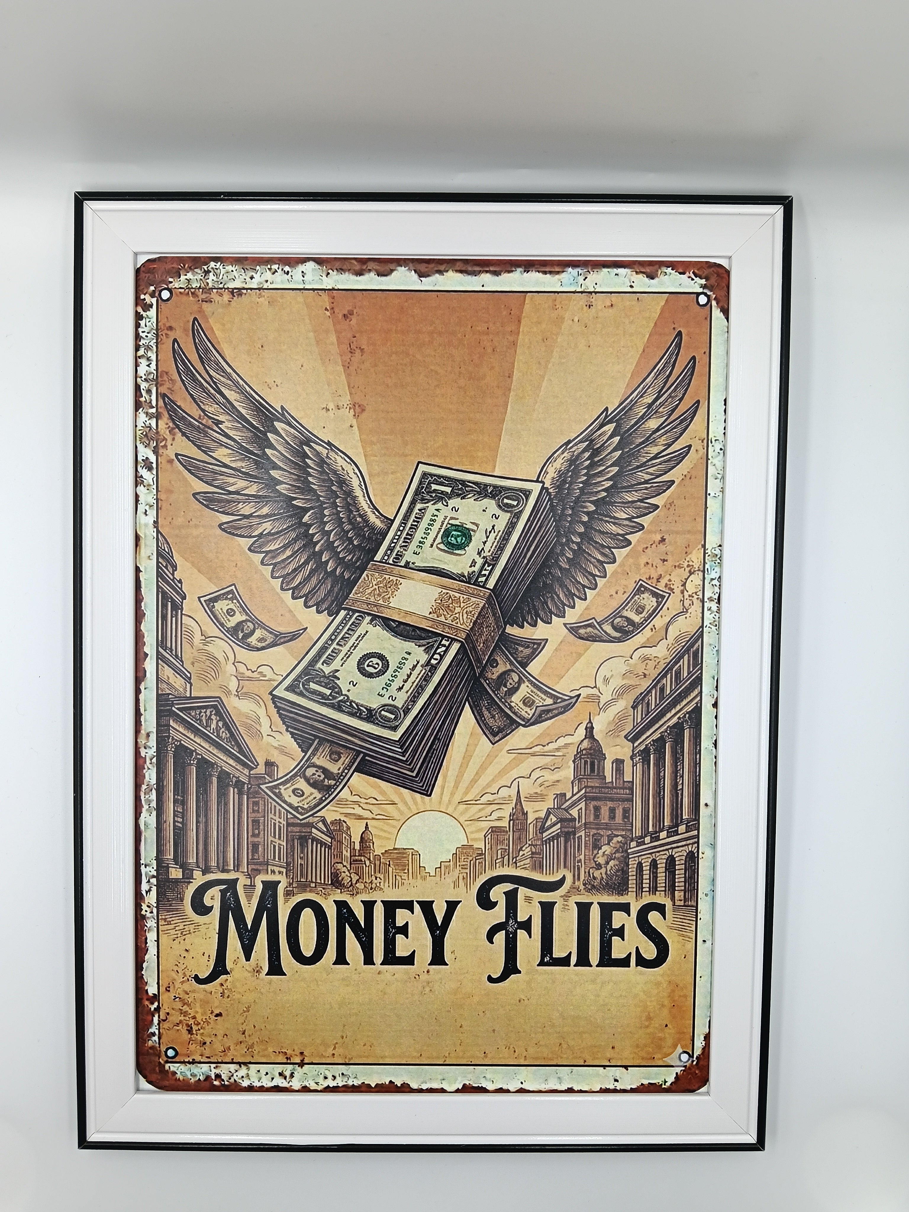 Tablou "Money Flies"