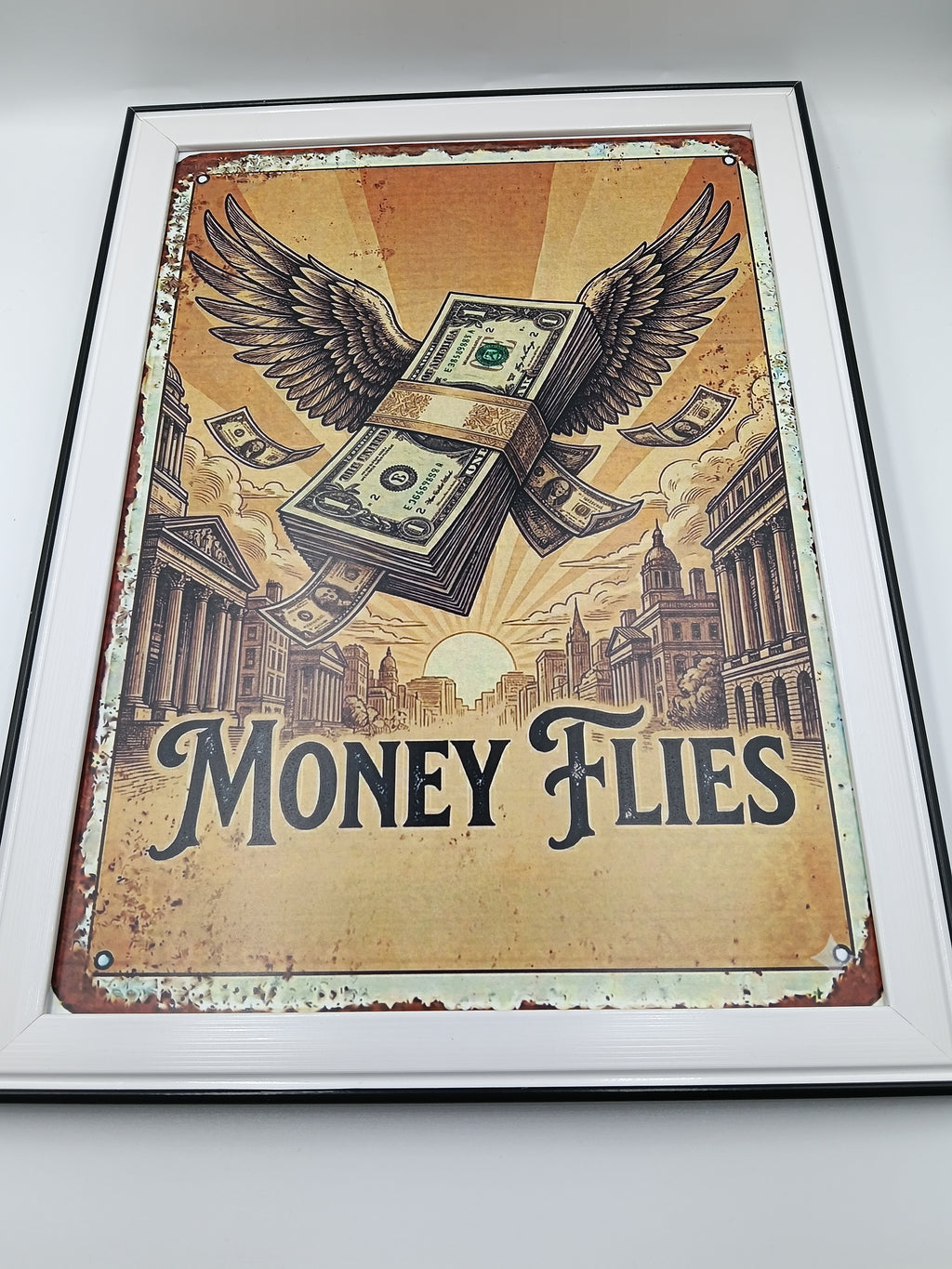 Tablou "Money Flies"