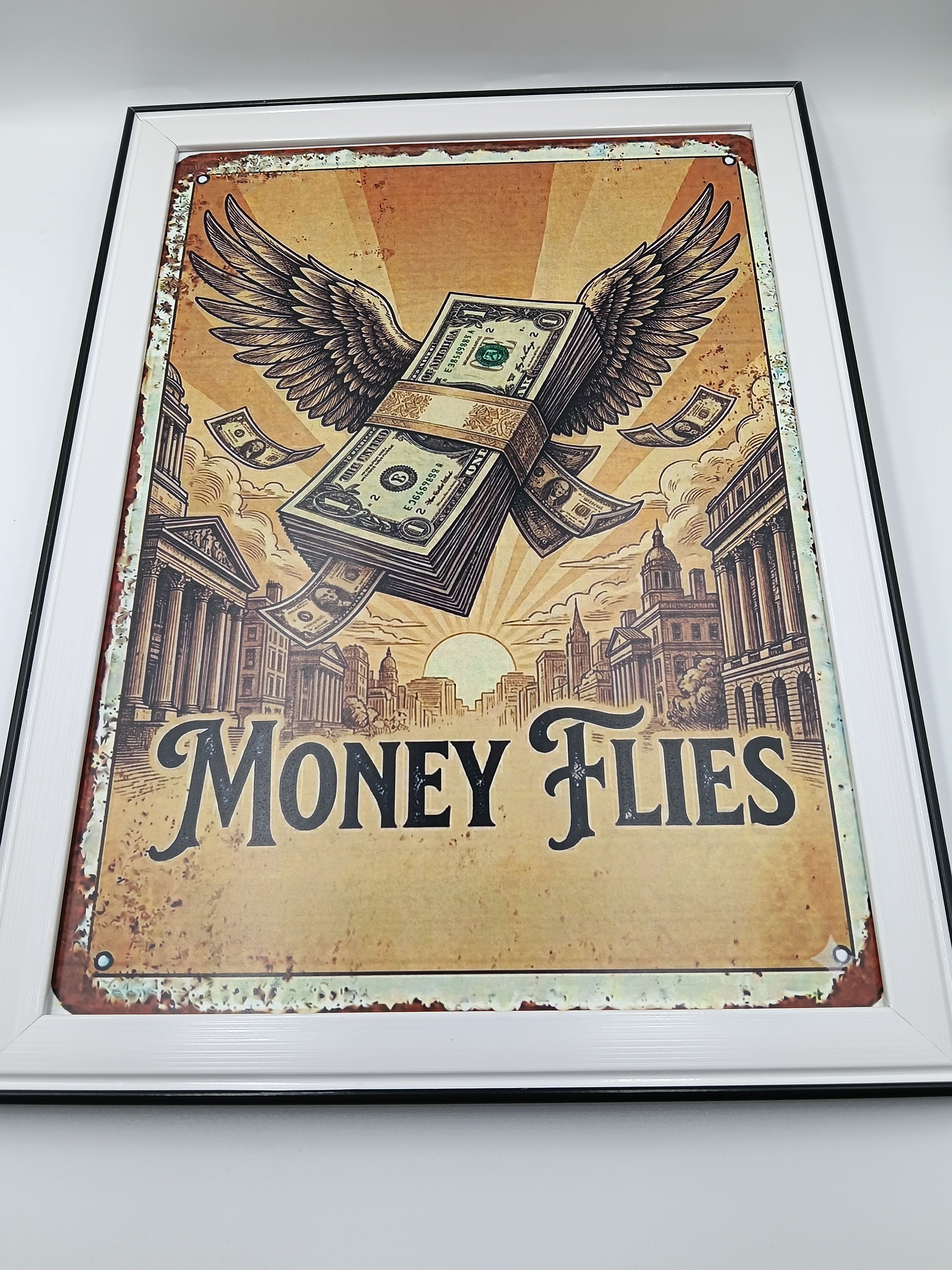 Tablou "Money Flies"