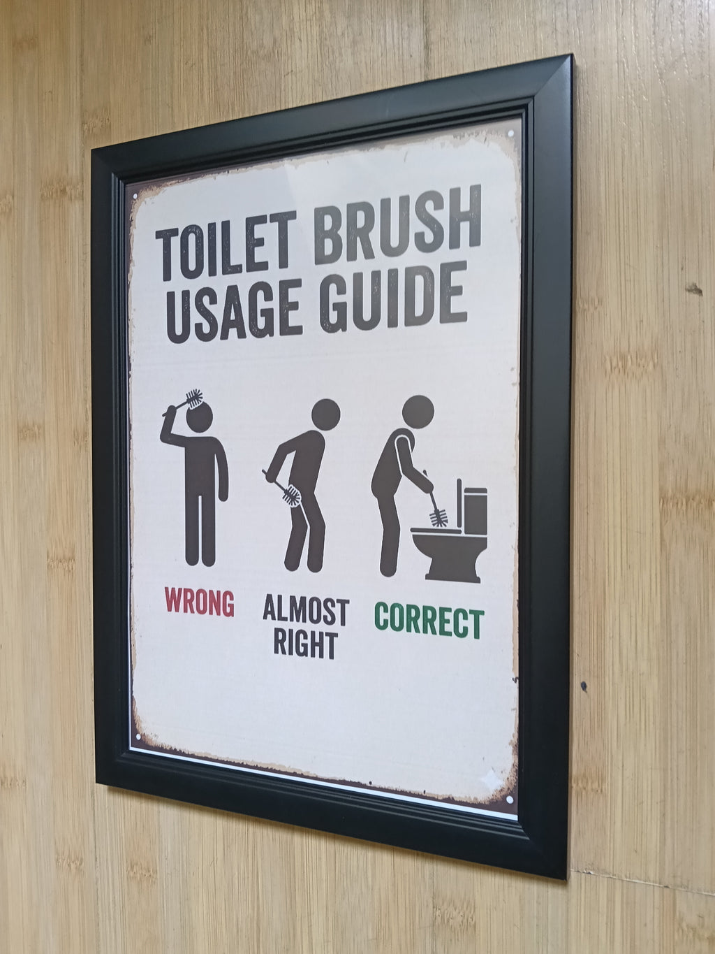 Tablou "Toilet Guide"
