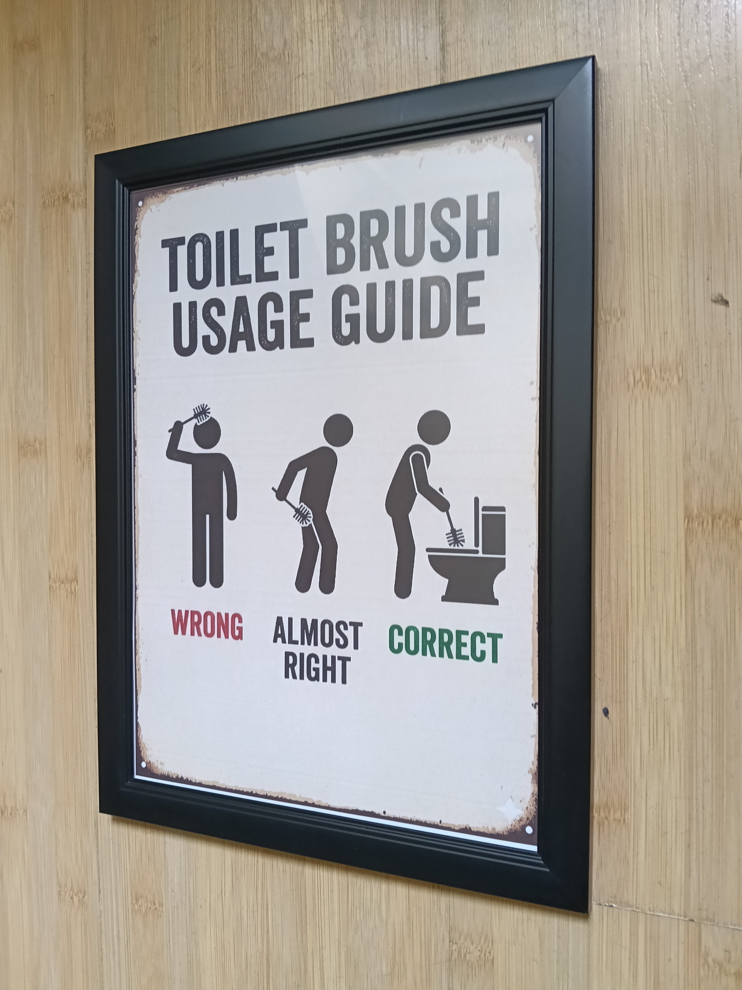 Tablou "Toilet Guide"